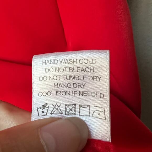 NBD Revolve Gracey Lace Back Mini Dress in Red Size M - Picture 6 of 6